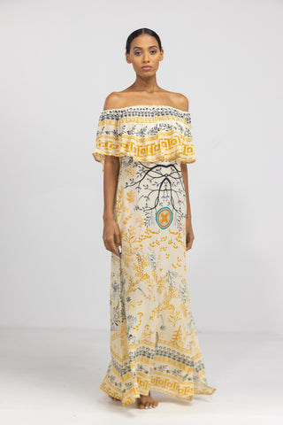 BRISBANE - FRILL NECK DRESS