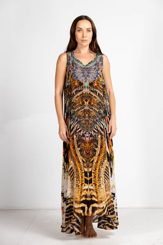 GOLDEN EAGEL - FLOWING MAXI DRESS