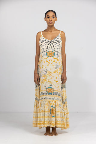 BRISBANE - FRILL STRAP MAXI