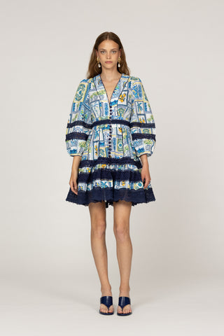 PAPIER COLLE LIGHT BLUE- BAVARIAN DRESS