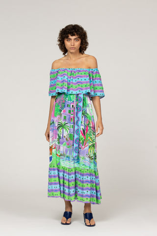 HERMOSA FUCSIA AZUR- BLOSSOM DRESS
