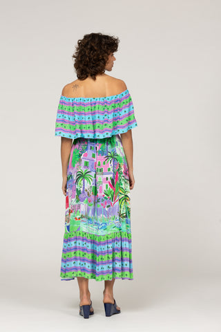 HERMOSA FUCSIA AZUR- BLOSSOM DRESS