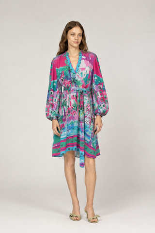 HERMOSA FUCSIA AZUR - ALLIUM DRESS