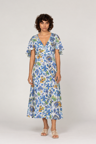 PAPIER COLLE LIGHT BLUE - ASTER DRESS