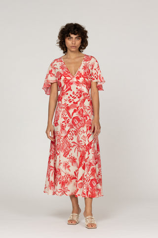VERMELHO RED- ASTER DRESS