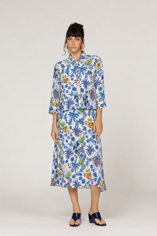 PAPIER COLLE LIGHT BLUE - CAMELIA SKIRT