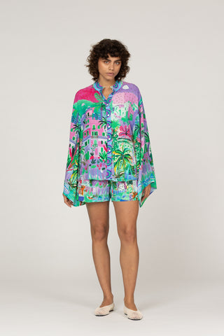 HERMOSA FUCSIA AZUR - CHERRY SHIRT