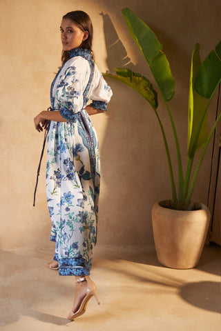 FLOWER BLUE - ALKA DRESS