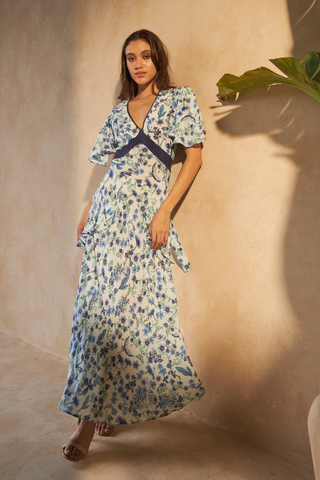 FLOWER BLUE - ASTER DRESS