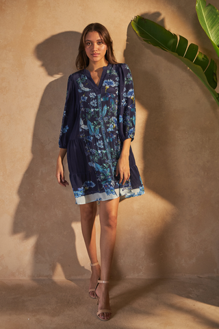 FLOWER BLUE - BIENNIALS DRESS
