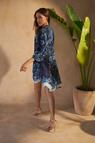 FLOWER BLUE - BIENNIALS DRESS