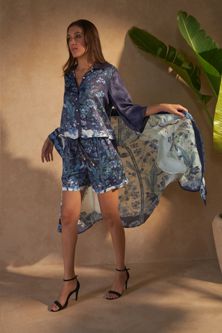 FLOWER BLUE - BONNIE TOP