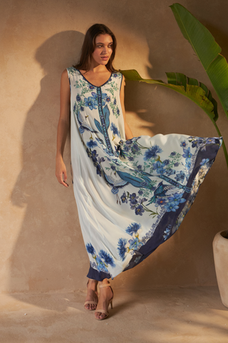 FLOWER BLUE - DAPHNE DRESS