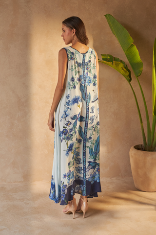 FLOWER BLUE - DAPHNE DRESS
