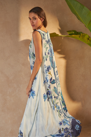 FLOWER BLUE - DAPHNE DRESS
