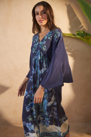 FLOWER BLUE - JASMIN DRESS