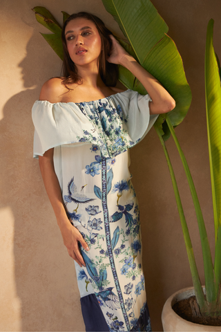 FLOWER BLUE - LILAC DRESS