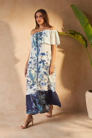 FLOWER BLUE - BLOOSOM DRESS