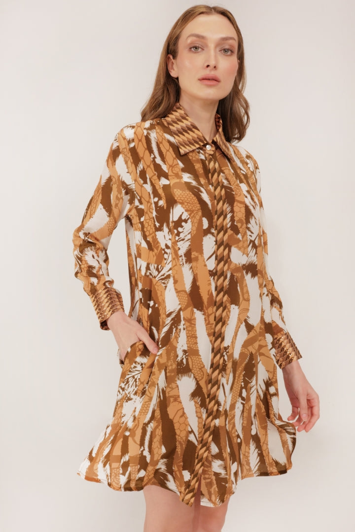 FLORANCE - ARGAN SHIRT DRESS