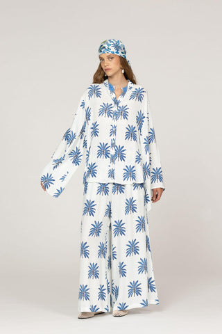 PAPIER COLLE LIGHT BLUE- CHERRY SHIRT