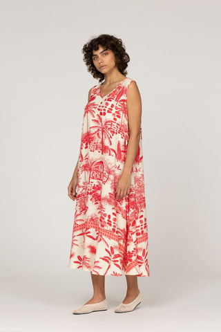 VERMELHO RED- DAPHNE DRESS