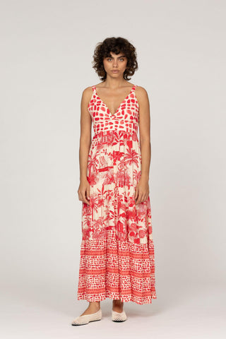 VERMELHO RED- DINA DRESS