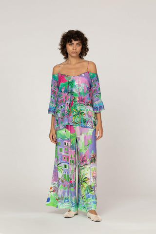 HERMOSA FUCSIA AZUR- LINA PANTS