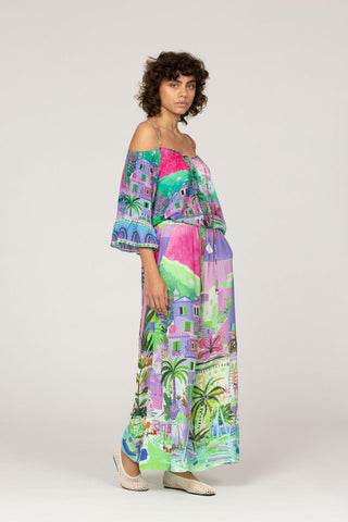 inoa silk dress Inoa Silk Covent Garden Sleeveless Maxi Dress
