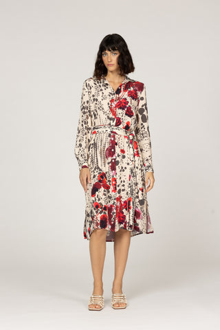 PAPAVER- LUPINE MIDI DRESS