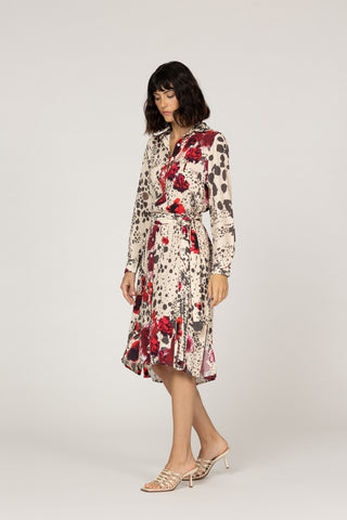PAPAVER- LUPINE MIDI DRESS