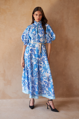 PAISLEY AZURE - ALKA DRESS