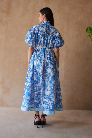 PAISLEY AZURE - ALKA DRESS