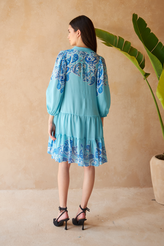 PAISLEY AZURE - BIENNIALS DRESS