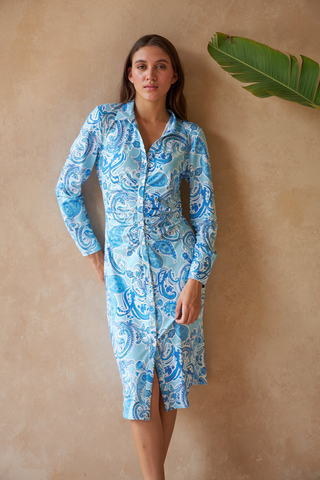PAISLEY AZURE - CHLOE DRESS