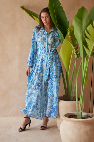 PAISLEY AZURE - MAHONIA DRESS