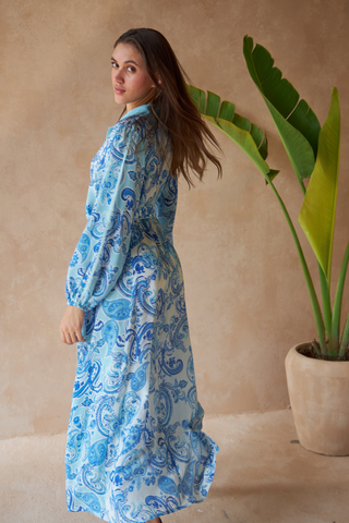 PAISLEY AZURE - MAHONIA DRESS