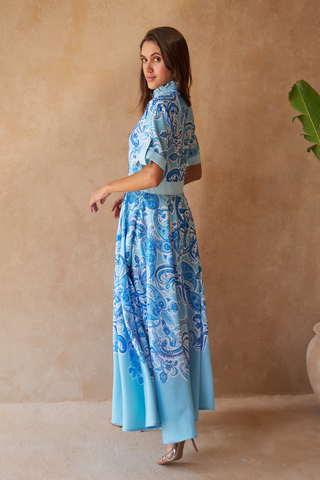 PAISLEY AZURE - REVA DRESS