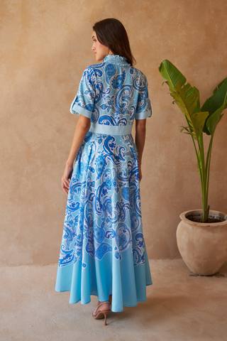 PAISLEY AZURE - REVA DRESS