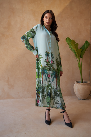 PALM TREE - LUPINE LONG SHIRT
