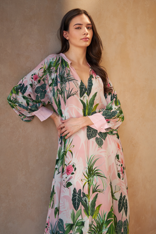 PALM TREE - MAGNOLIA DRESS