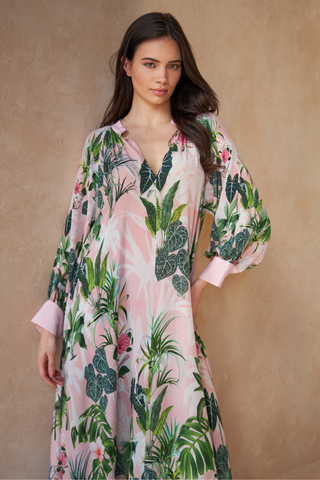 PALM TREE - MAGNOLIA DRESS