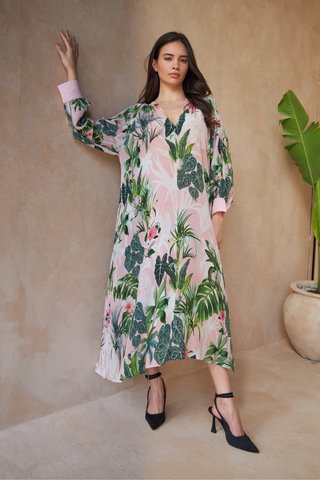 PALM TREE - MAGNOLIA DRESS