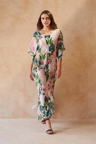 PALM TREE - PEONY DRESS