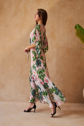 PALM TREE - PEONY DRESS