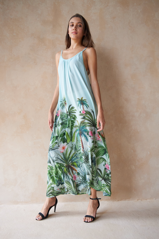 PALM TREE - PETUNIA DRESS