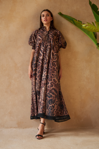 PANTHER BROWN- ALKA DRESS