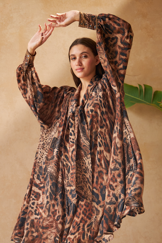 PANTHER BROWN- AMBER DRESS