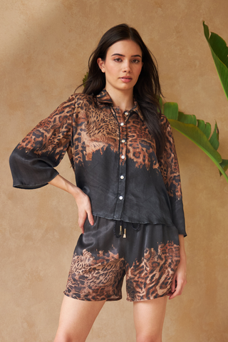 PANTHER BROWN- BINNIE TOP