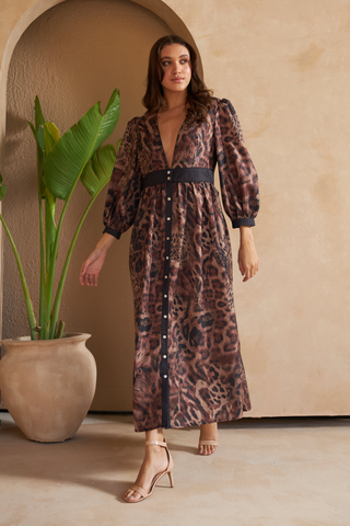 PANTHER BROWN- SAIGON DRESS