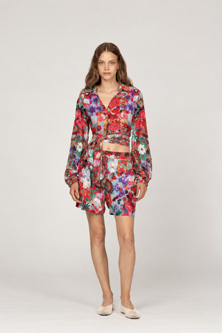 TUSSIE MUSSIE MULTI FLOWERS - PRISTINE TOP